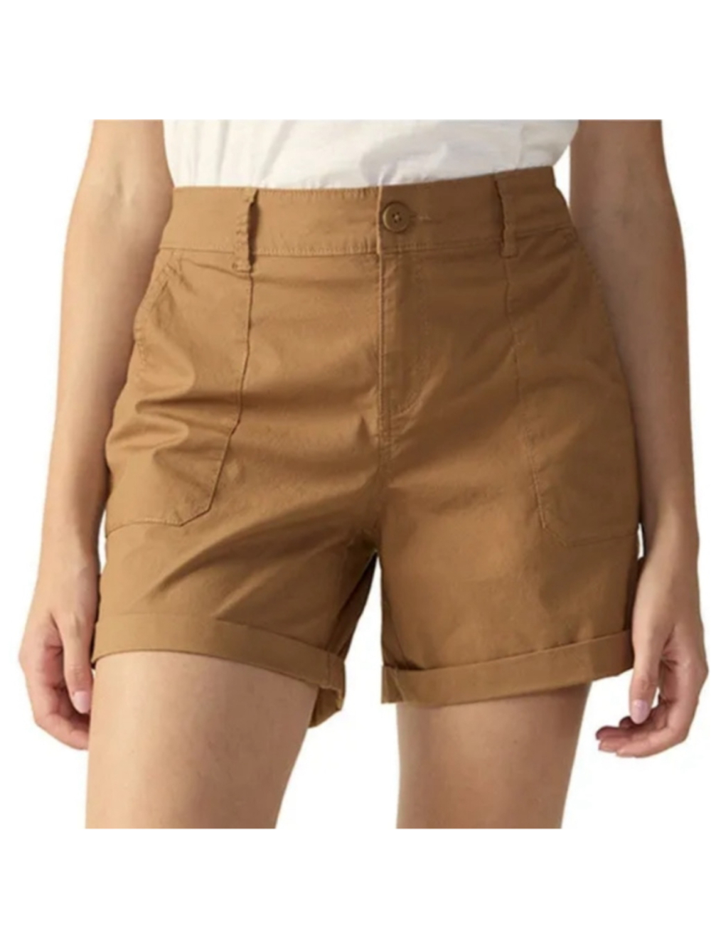 Social Standard by Sanctuary Women's Hero Utility Shorts Carmel color